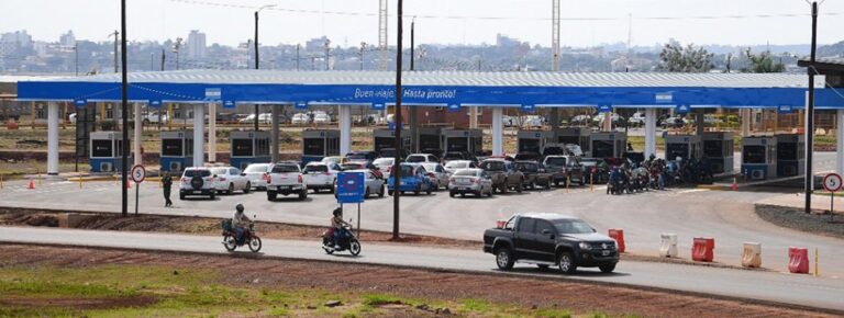 New Boxes On The San Roque González International Bridge In