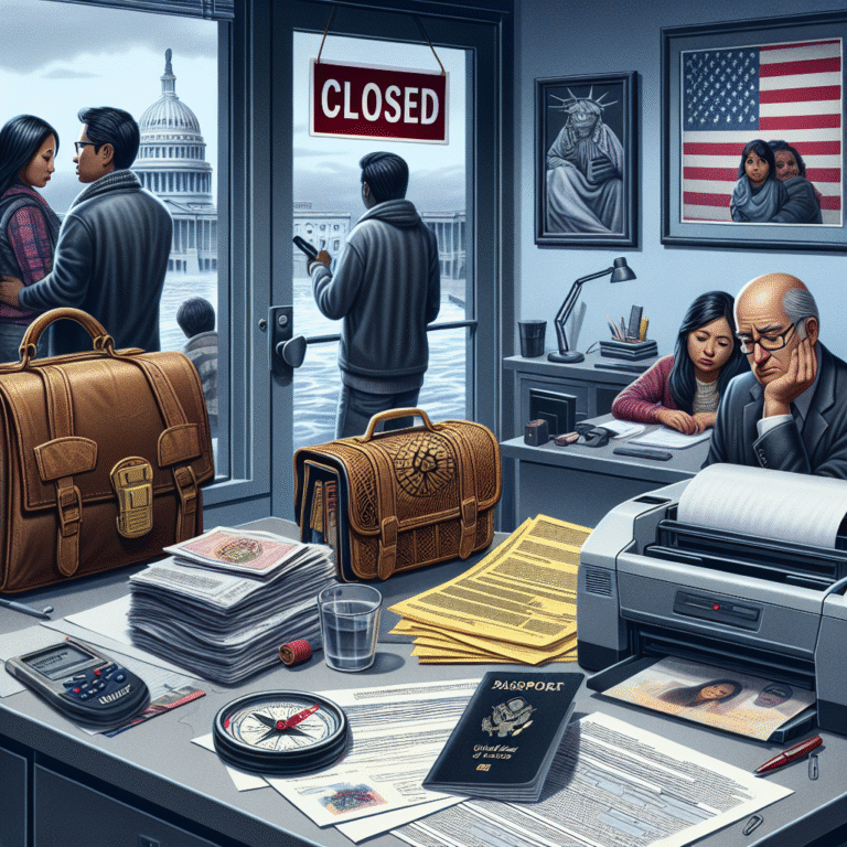 Impact of government shutdown on immigration services and offices